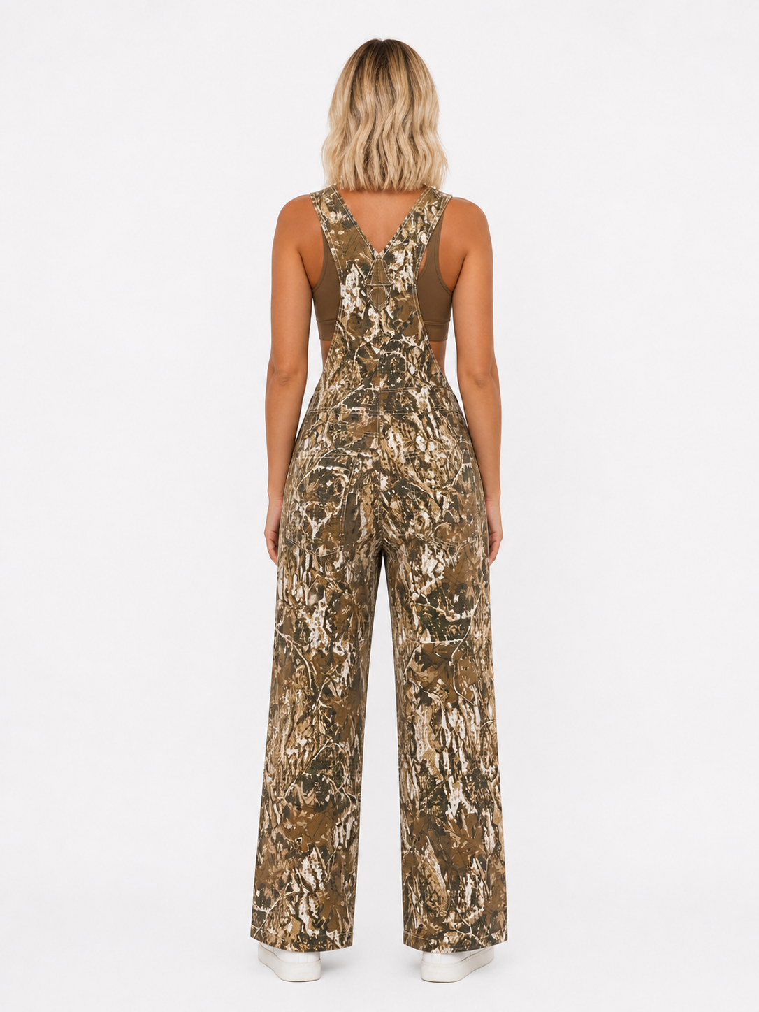 Camouflage Cargo Overalls