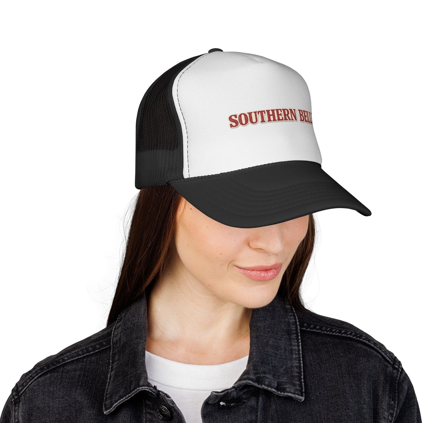 Southern Belle Trucker Hat — Embroidered Country Truckers Cap