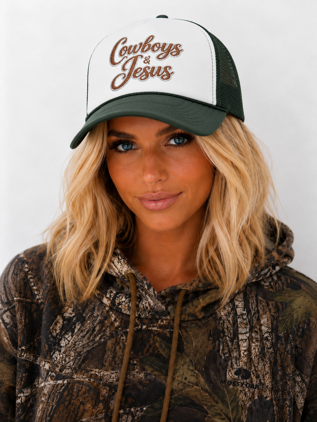 Cowboys & Jesus Foam Trucker Hat