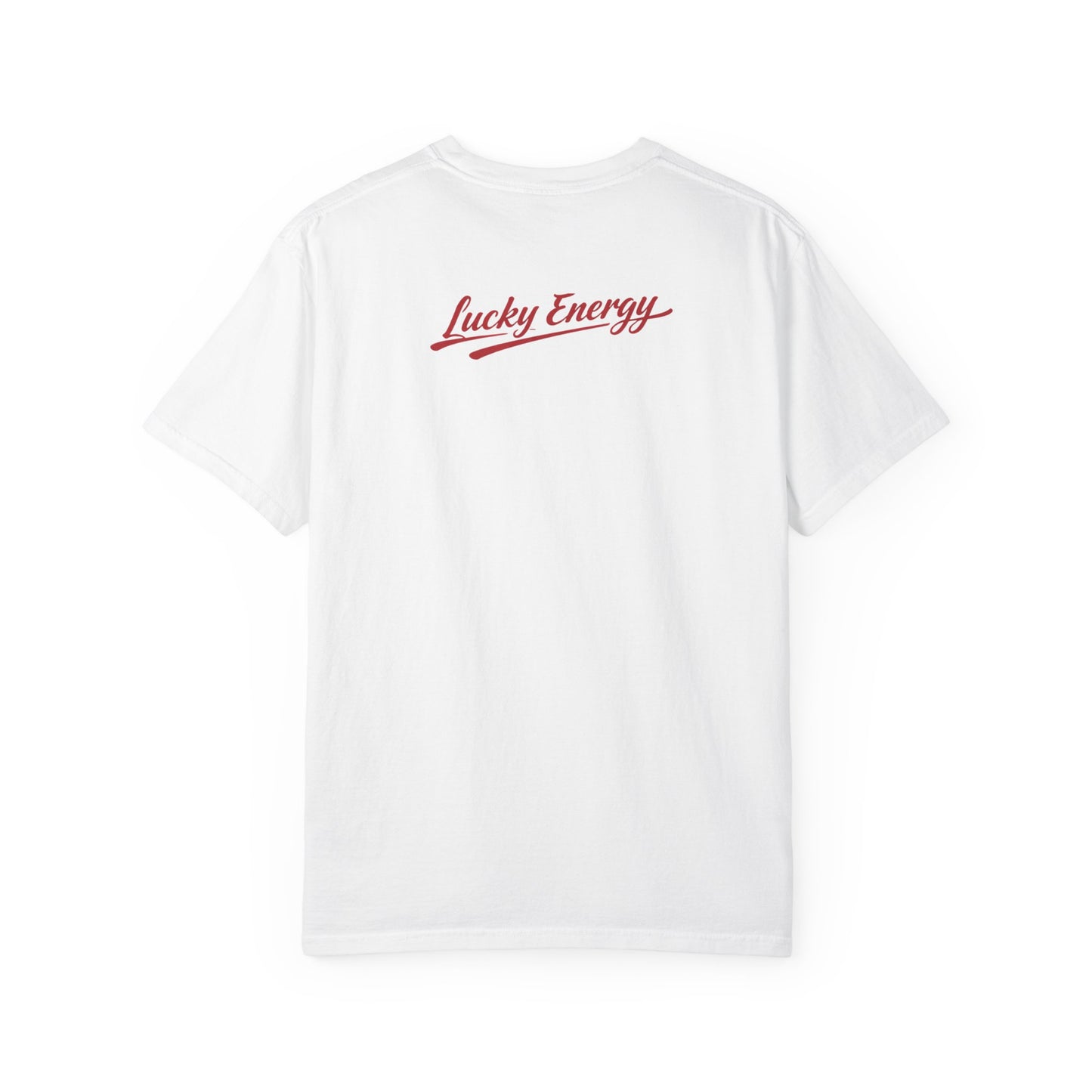 Feeling Lucky T-Shirt – "Feeling Lucky" Graphic Tee with "Lucky Energy" Back Script