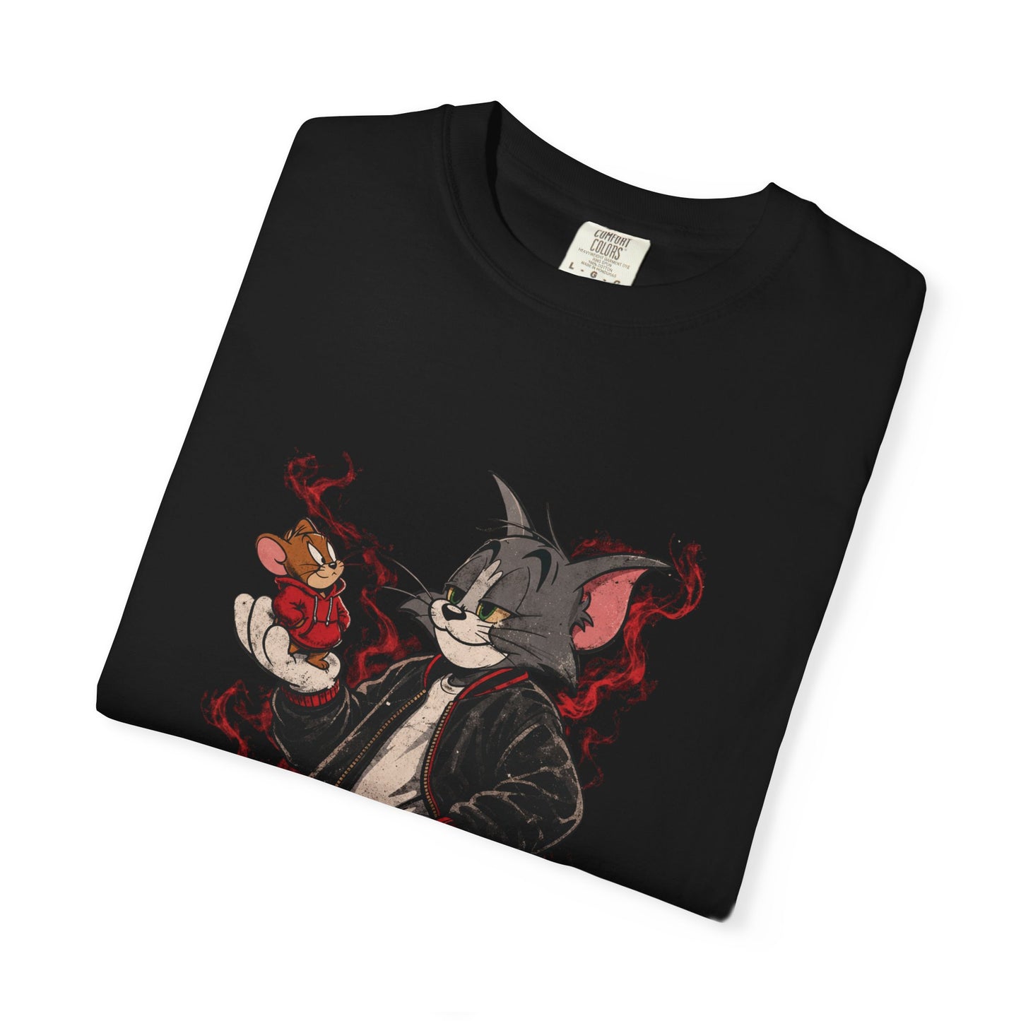 Tom & Jerry Graphic Tee – Vintage Distressed Urban Shirt | Oversized T-Shirt