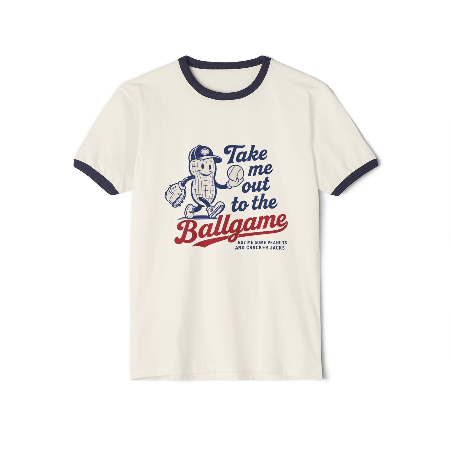 Ballgame Ringer T-Shirt —  Retro Baseball Tee