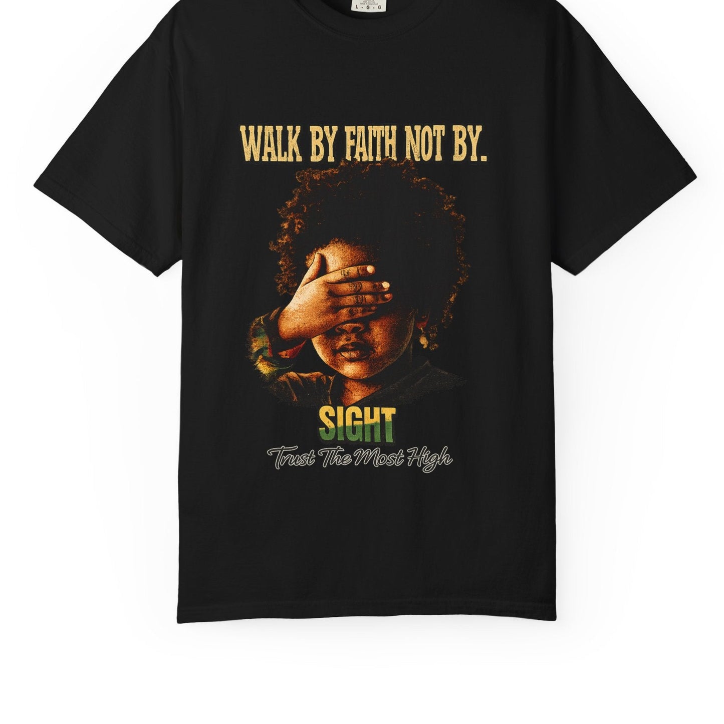 “Walk by Faith Not by Sight" Inspirational Christian Tee