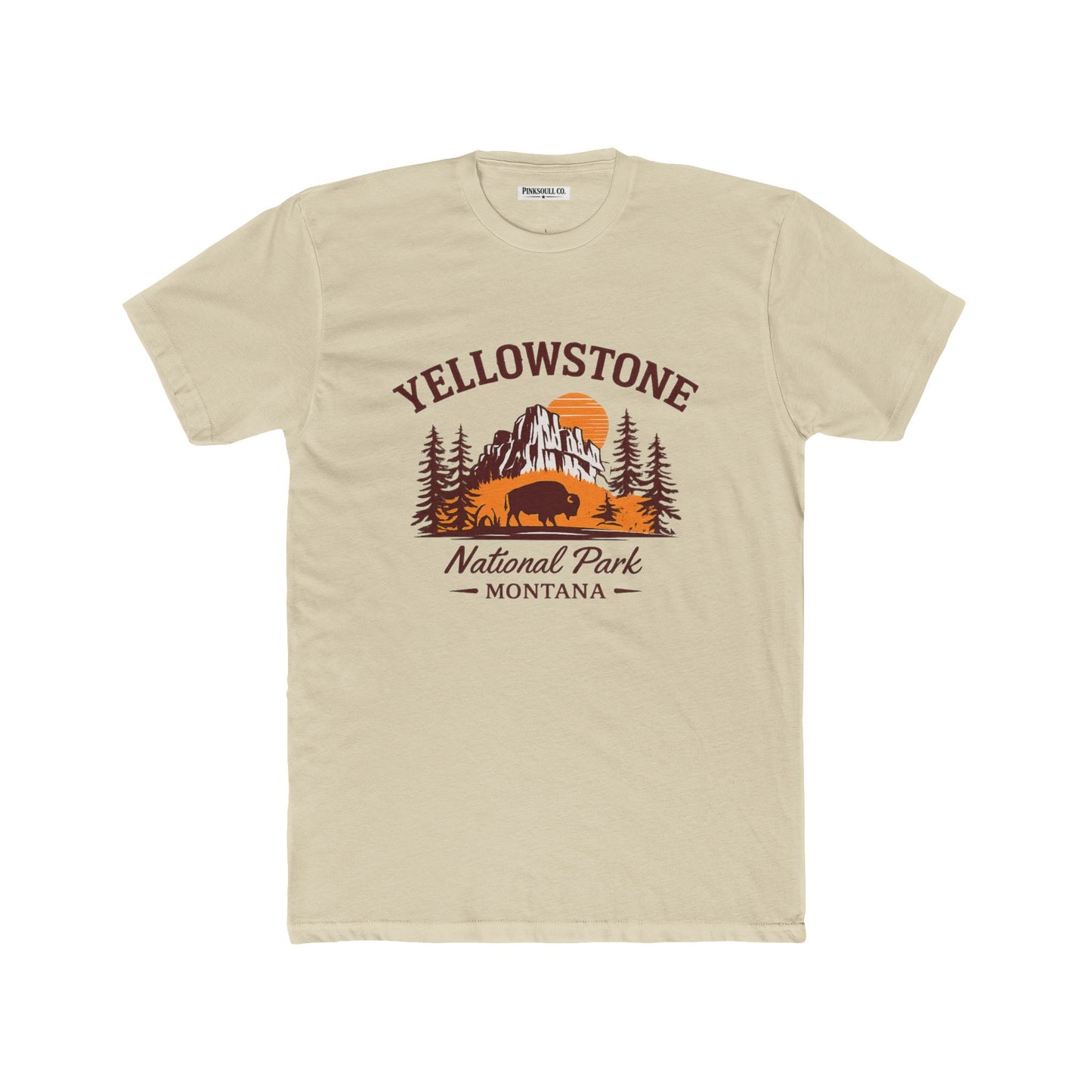 Yellowstone National Park Tee — Retro Montana Bear & Mountain T-Shirt