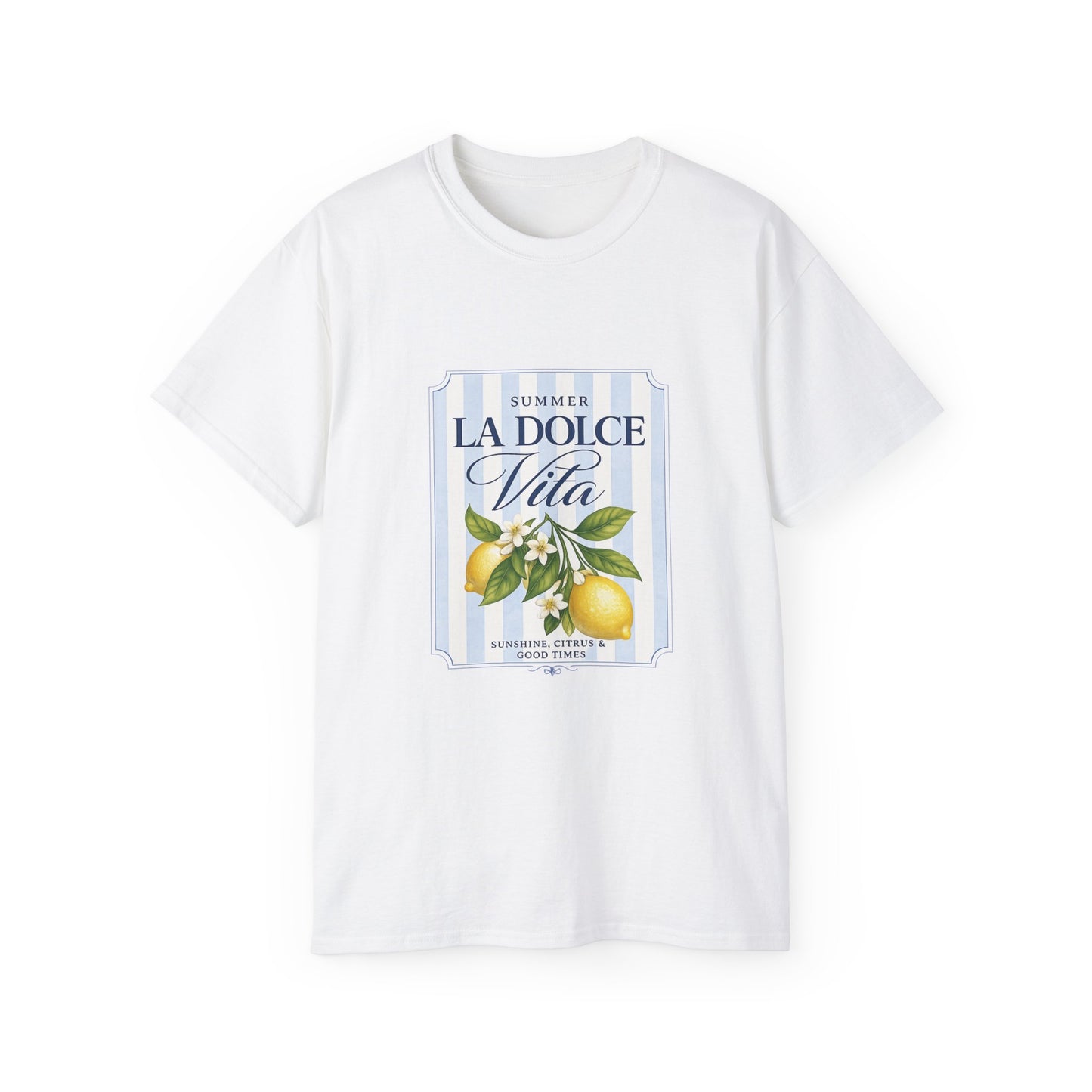 La Dolce Vita Lemon Tee — Summer Italian Vintage Graphic T-Shirt
