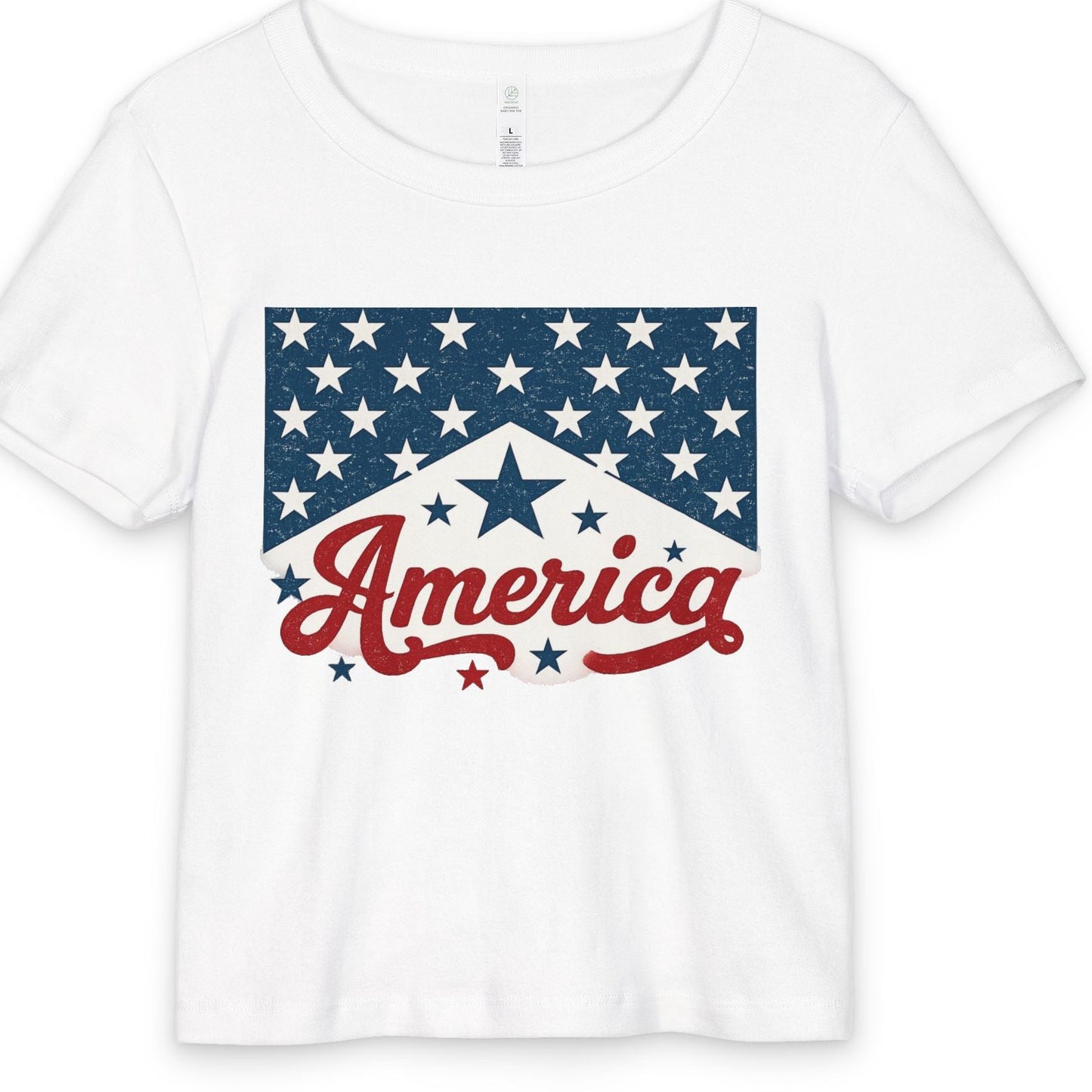 America Baby Tee — Patriotic 4th of July Infant Shirt