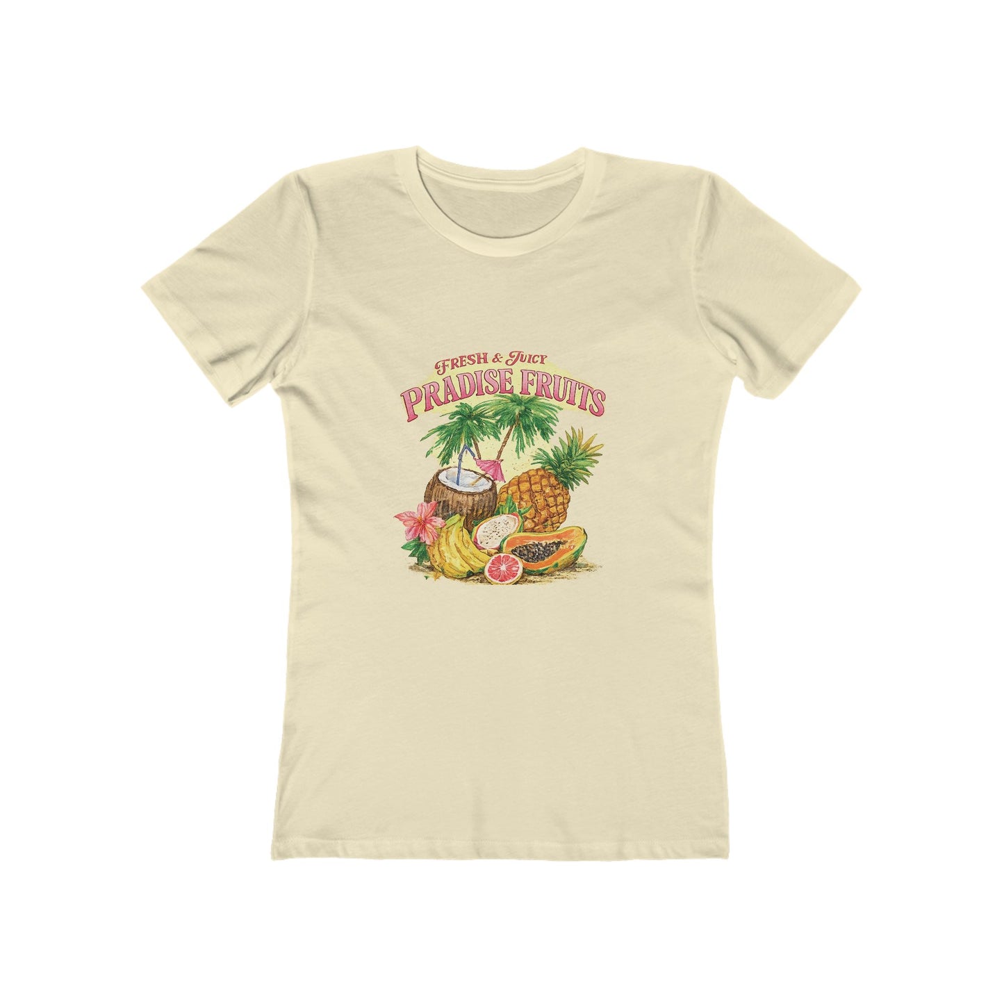 Tropical Fruits Graphic Tee — "Fresh & Juicy Pineapple Paradise"