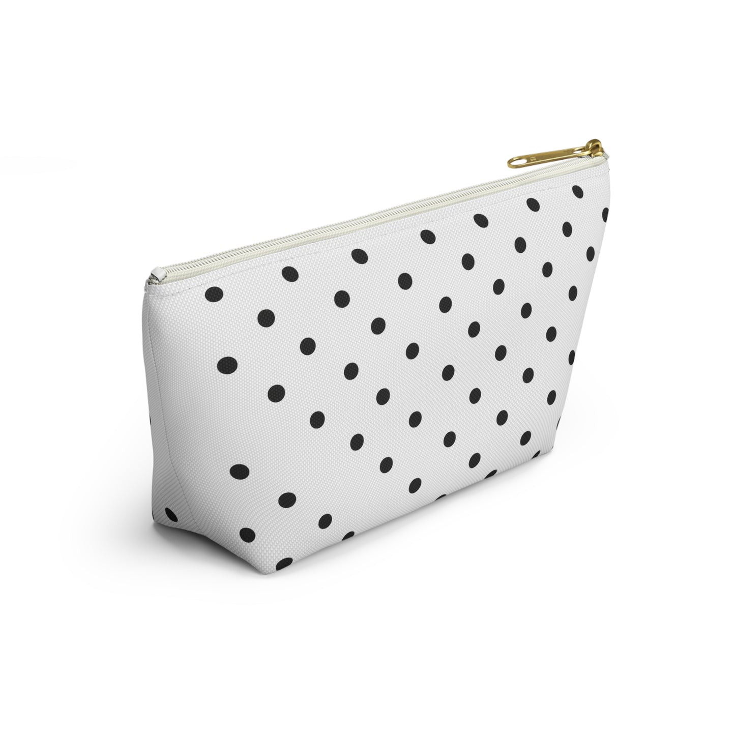 Polka Dot 'Face Card Never Declines' Accessory Pouch — Makeup & Card Holder