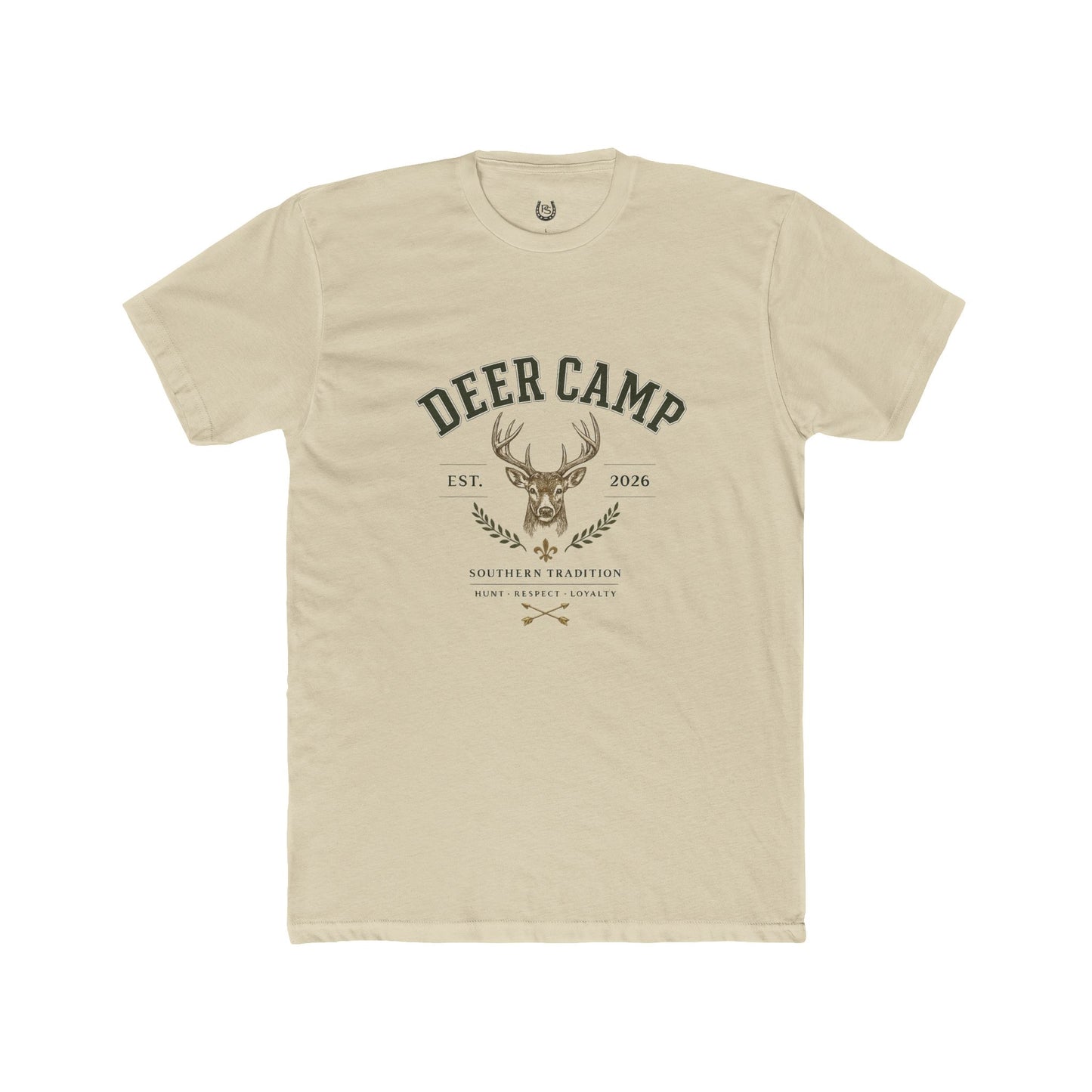 Deer Camp T-Shirt — Vintage Hunting Logo Tee