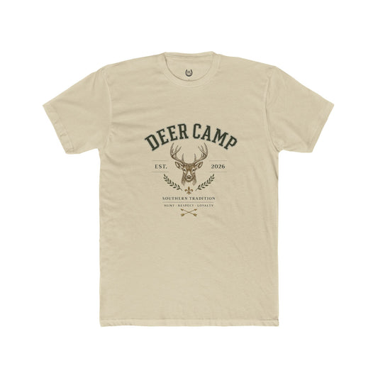 Deer Camp T-Shirt — Vintage Hunting Logo Tee