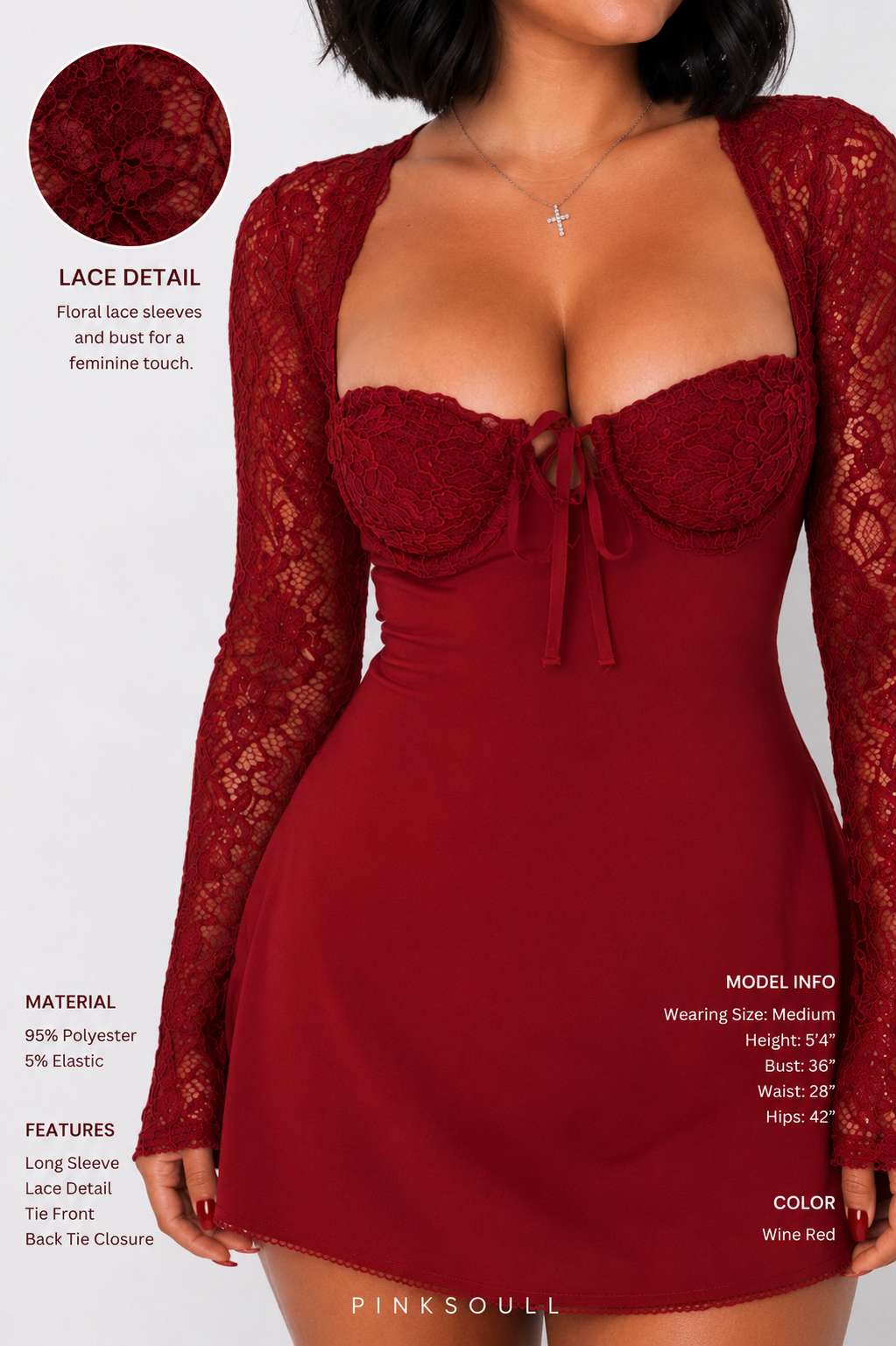 Ruby Lace Dress