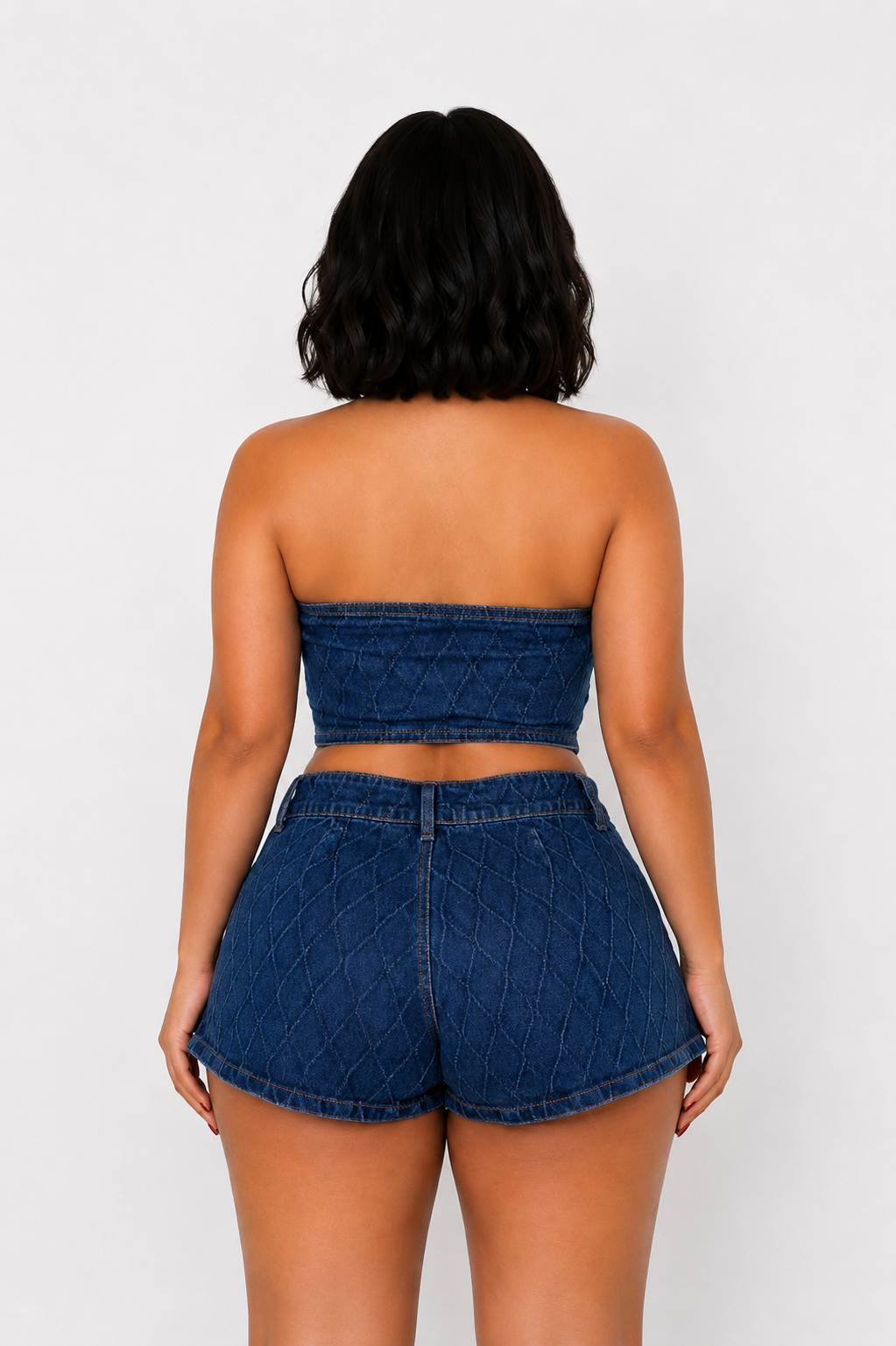 Denim Jean Top & Skort