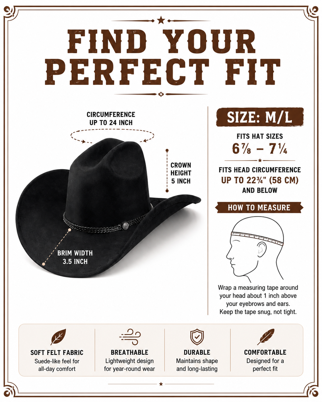 Felt Cowboy Hat