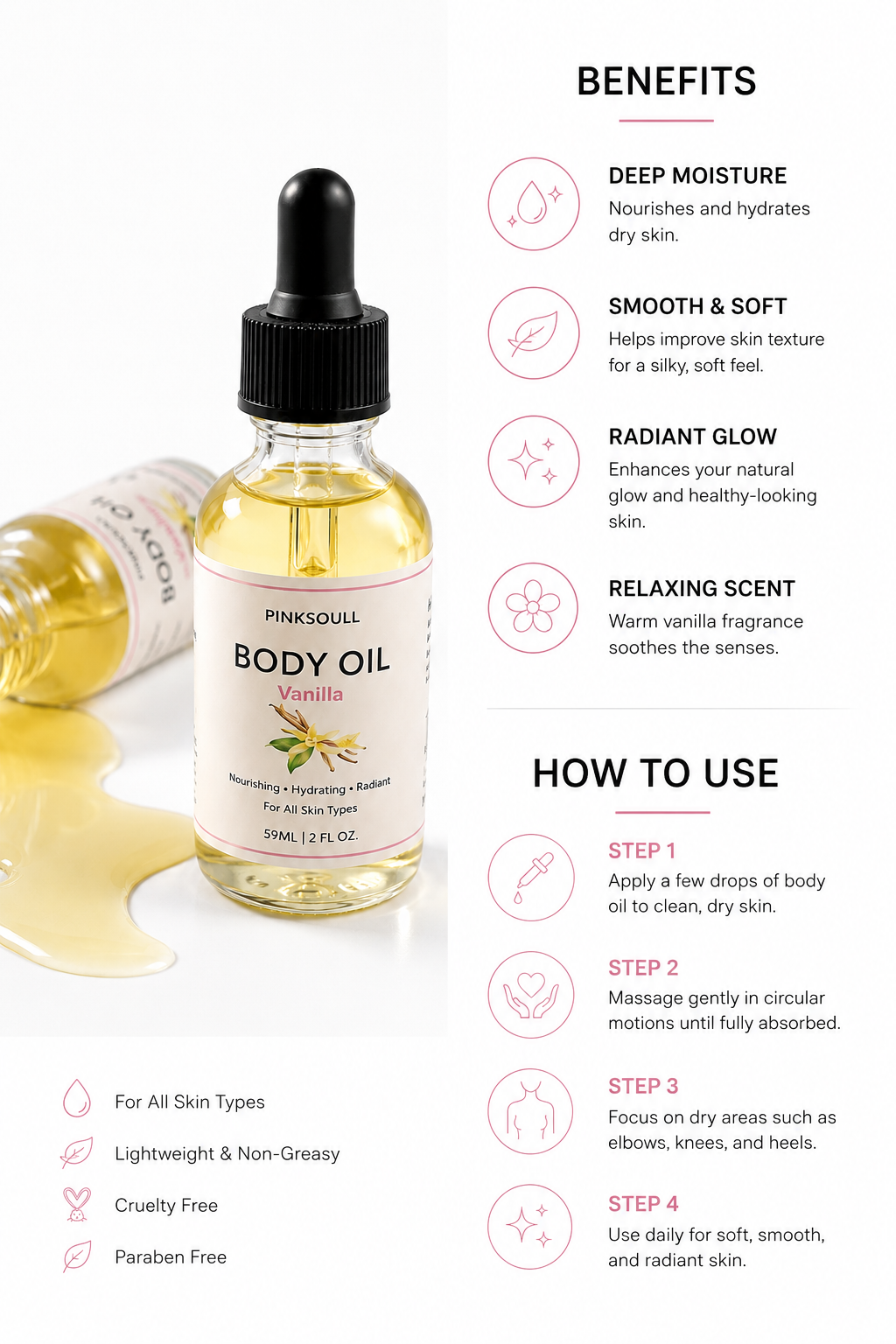 Vanilla Body Oil