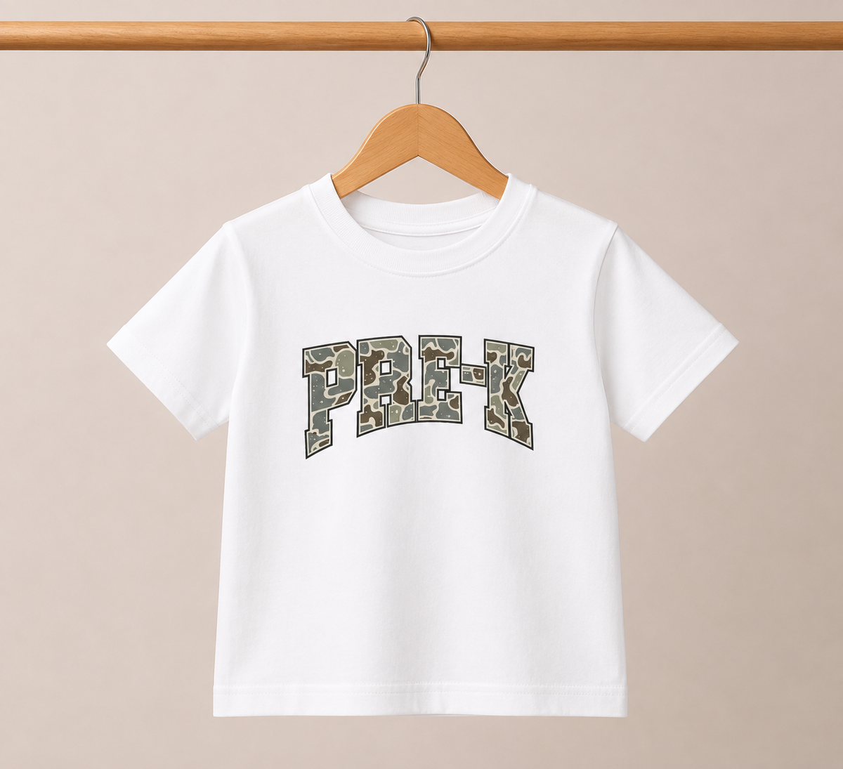 T Camo 'Pre-K' Graphic Kids Shirt